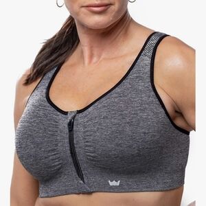 SHEFIT 4 Luxe Lounge Womens Sports Bra in Graphite